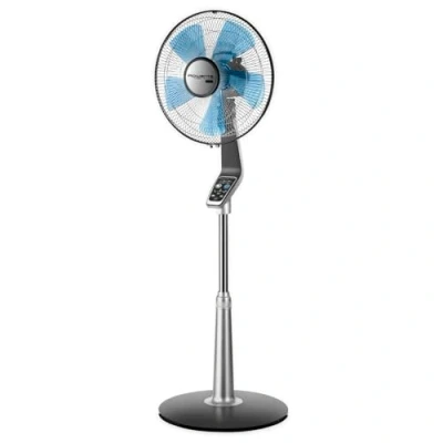 Abbildung von Rowenta VU5670 Standventilator Turbo Boost Silence Extreme mit Fernbedienung, Durchmesser 40 cm, Superleise, Schwarz/Silber