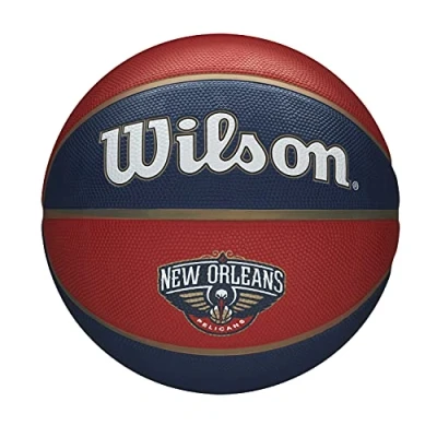 Abbildung von Wilson Basketball NBA TEAM TRIBUTE, NEW ORLEANS PELICANS, Outdoor, Gummi, Größe: 7