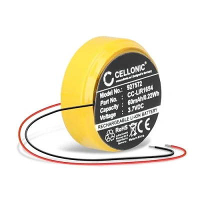 Abbildung von CELLONIC® Ersatz Akku CP1654, LIR1654 für Bose SoundSport Pulse, Wireless Kopfhörer Ersatzakku 60mAh Batterie, Kopfhörerakku, Bluetooth Headset