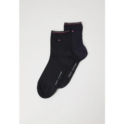 Abbildung von Tommy Hilfiger Women Short SOCK 2 PACK Socken, Damen, Größe: 39 42, Navy