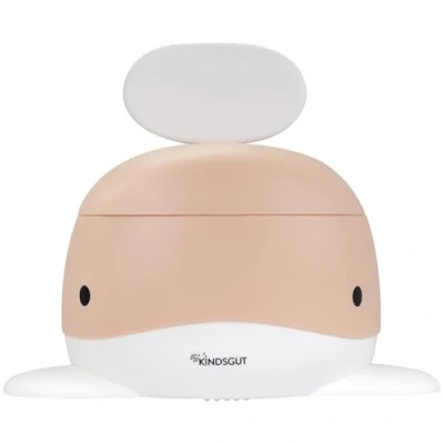 Abbildung von Kindsgut Kinder Töpfchen, Babytopf WC/Klo, kinderfreundliches Wal Design und dezente Farben, Toiletten Training, Peach