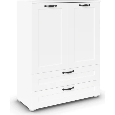 Abbildung von rauch Hochkommode &quot;Cottage by Aditio&quot;, in skandinavischem Landhausstil, 2 Schubladen mit Softclose Funktion