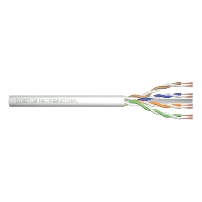Abbildung von DIGITUS Roh Patchkabel Cat 6A Meterware Unkonfektioniert 100 m U UTP Netzwerk Kabel LSZH AWG 26/7 Grau