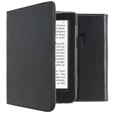 Abbildung von Vegan Leather Klapphülle für das Tolino Page 2 Schwarz