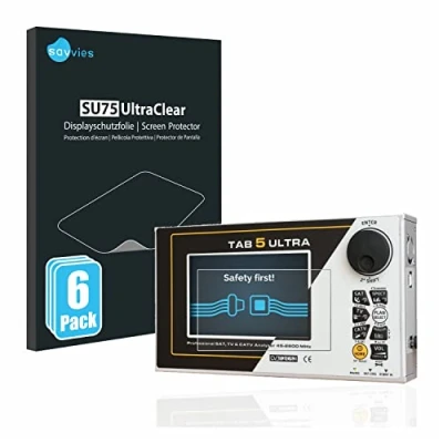 Abbildung von Savvies 6 Stück Schutzfolie für Rover TAB 5 Ultra Displayschutz Folie Transparent