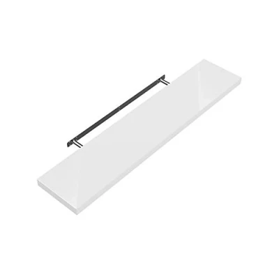 Abbildung von Casaria Wandboard, mit Halterung 50 110cm Schwebend 15kg Belastbarkeit Küche Büro Bad
