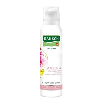 Abbildung von Rausch Malven SHOWER FOAM mit hochwertigen Extrakten aus Malve, Weizenkleie und Hafer, 1er Pack(1 x 150 milliliters)
