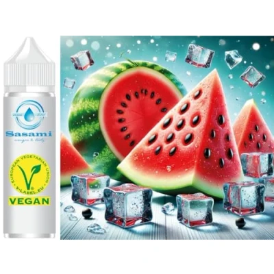 Abbildung von Wassermelone Watermelon Ice Aroma Konzentrat Vegan Sasami 10ml