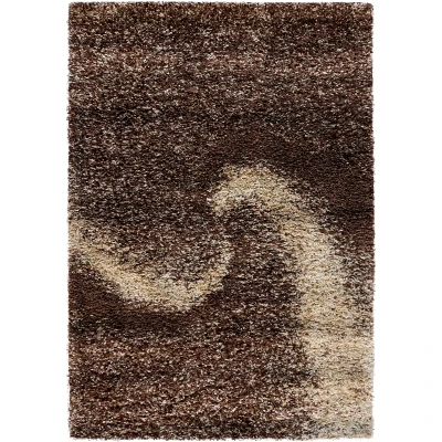 Abbildung von andas Hochflor Teppich &quot;Foskros&quot;, rechteckig, modernes Design, weich &amp; kuschelig, Wohnzimmer
