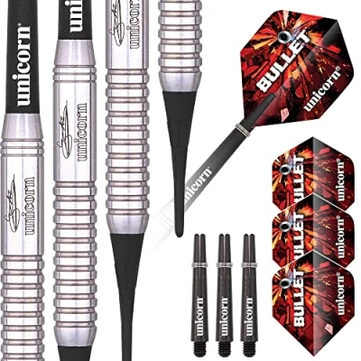 Abbildung von Unicorn Bullet Gary Anderson Soft Dart, Edelstahl, Silber, 19g