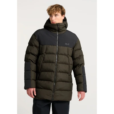 Abbildung von Jack Wolfskin ICY Hollow Hooded JKT M Wintermantel, Herren, Größe: Large, Obsidian moss