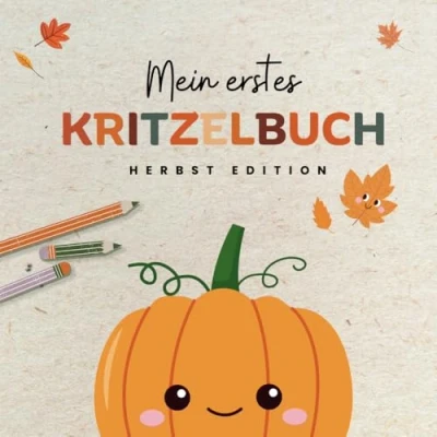 Abbildung von Kritzelbuch ab 1 Jahr Herbst Edition: Liebevoll gestaltetes Malbuch mit 50 kindgerechten Motiven zum Kritzeln und Ausmalen Erstes Ausmalbuch für ... Förderung der Kreativität Motorik
