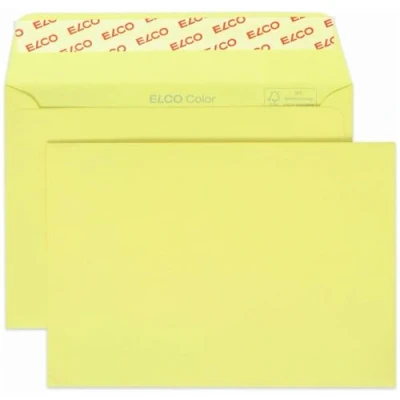 Abbildung von Elco 74634.41 Color Verpackung mit 25 Briefumschläge/Versandtasche, Haftklebeverschluss, C6, 100g, hellchamois, Fenster: nein