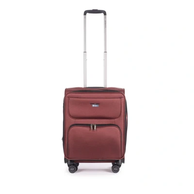 Abbildung von Stratic Bendigo Light + Weichschalen Koffer S redwine mit 4 Rollen Weichgepäck