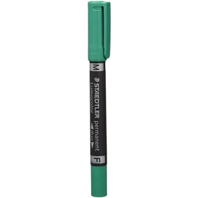 Abbildung von STAEDTLER Permanentmarker Lumocolor permanent duo, (1 tlg), mit zwei unterschiedlichen Strichstärken