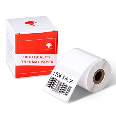 Abbildung von Phomemo M110/M200 Etiketten, 40x30 mm Selbstklebende Ettiketten für M110/M200/M120/M220 Etikettendrucker Klebettiketten Thermo Etiketten Bedruckbare Vielzweck auf Rolle