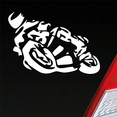 Abbildung von Hellweg Druckerei Motorrad Mopped Car PKW Auto Aufkleber Sticker Heckscheibenaufkleber