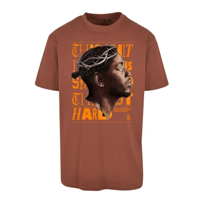Abbildung von Upscale by Mister Tee KDOT Oversize Tshirt print, Herren, Größe: Small, Bark