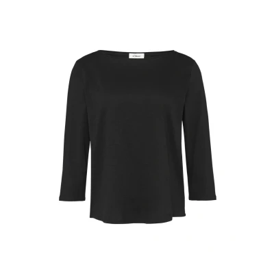 Abbildung von s.Oliver MIT 3/4ÄRMELN Langarmshirt, Damen, Größe: 36, Ecru