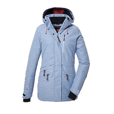 Abbildung von killtec Damen Skijacke/Funktionsjacke mit abzippbarer Kapuze und Schneefang KSW 110 WMN SKI JCKT, pale blue, 36, 40976 000