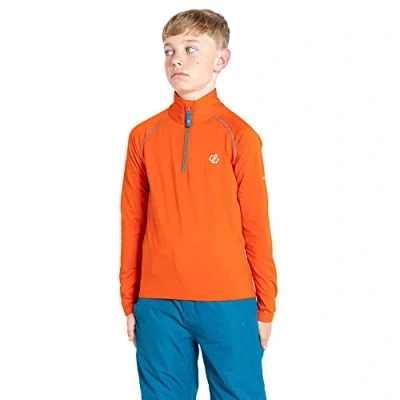 Abbildung von Dare 2b Consist II Kids Core Strech Mittelschicht für den Ski , Wander und Trekking Alltag Recyceltes, warmes, elastisches Material, schnell trocknend 1/4 Reißverschluss