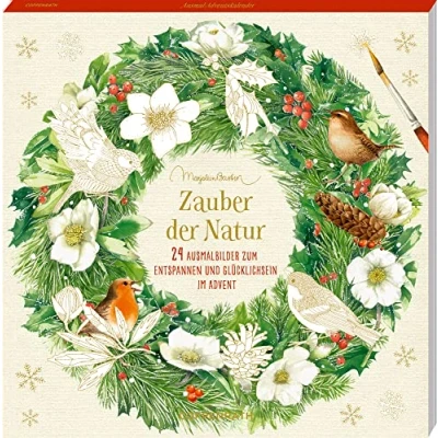 Abbildung von Kreativkalender Zauber der Natur: 24 Ausmalbilder zum Entspannen und Glücklichsein im Advent