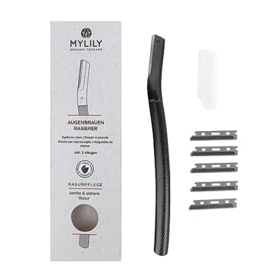 Abbildung von MYLILY Augenbrauen Rasierer inklusive 5 Klingen Schwarz