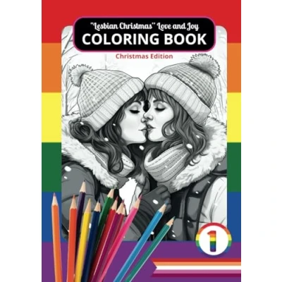 Abbildung von LESBIAN Coloring Book: A Totally Relatable Adult BOOK with 60 Romantic Illustrations AND Phrases to Color for Christmas.: CHIRTMAS ... LOVE JOY (COLORING LESBIAN, LOVE)