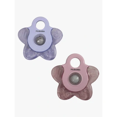 Abbildung von FILIBABBA Beißring Cooling Star 2er Pack, Rose Mix