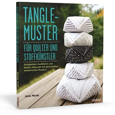Abbildung von Tangle Muster für Quilter und Stoffkünstler. Entspannen, meditieren kreativ tätig sein mit gleichmäßig wiederholten Mustern