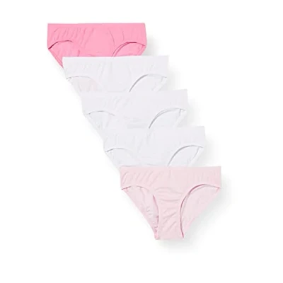 Abbildung von Schiesser 5 PACK Slip für Kinder, Größe: 92, White/rose