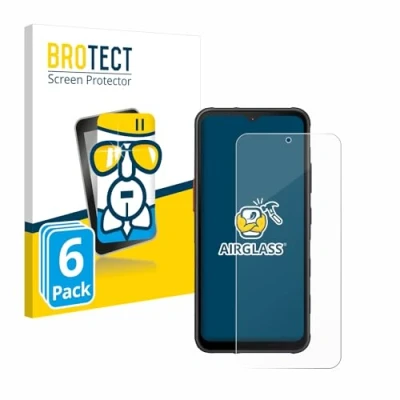 Abbildung von BROTECT Schutzglas für Samsung Galaxy XCover 7 (6 Stück) Schutzfolie Panzer Folie Glas [Extrem Kratzfest 9H, Anti Fingerprint, Ultra Transparent]