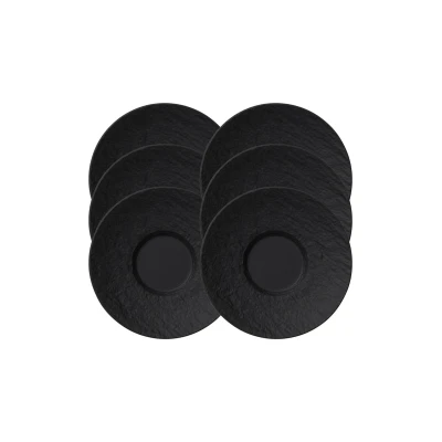 Abbildung von Villeroy &amp; Boch Manufacture Rock Mokka /Espressountere 12 cm Set6 Test 3