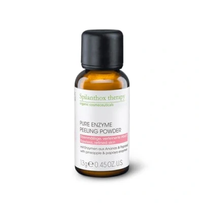 Abbildung von Spilanthox therapy Pure Enzyme Peeling Powder Gesichtspeeling für feine Haut löst abgestorbene Hautschuppen &amp; überschüssigen Talg Ananas Papaya Extrakt vegane Naturkosmetik 13g