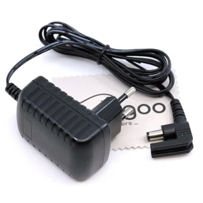 Abbildung von Ladegerät passend für Leifheit Regulus PowerVac 2in1 (11925) (Ersetzt 89155 ZD12D214060EU) Ladekabel Akku Staubsauger mit mungoo Displayputztuch