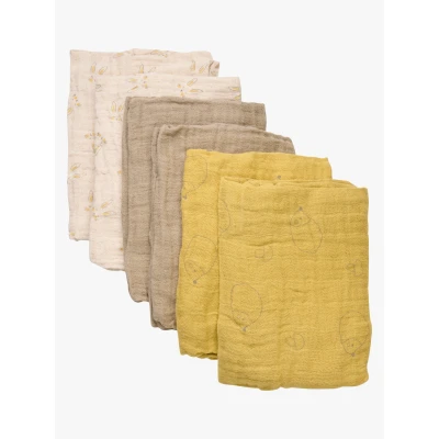 Abbildung von Pippi Musselintücher 6er Pack, Rattan