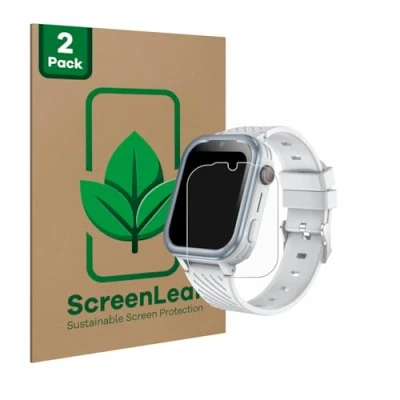 Abbildung von ScreenLeaf (2 Stück Schutzfolie für DDIOYIUR Smartwatch [nachhaltiger Displayschutz, Folie, transparent, kratzfest]