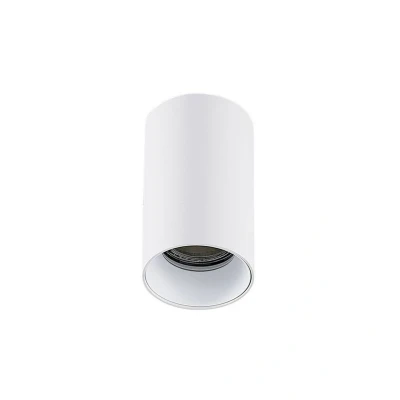 Abbildung von Arcchio Deckenleuchte Olivir, dimmbar, Leuchtmittel nicht inklusive, Modern, Aluminium, weiß, 1 flammig, GU10, Deckenleuchte, Lampe