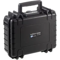 Abbildung von B&amp;W Transportkoffer Outdoor Typ 1000 Schwarz mit variabler Facheinteilung wasserdicht nach IP67 Zertifizierung, staubdicht, bruchsicher und unverwüstlich