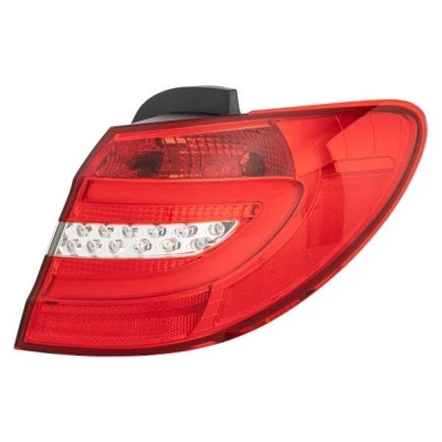 Abbildung von HELLA 2SD 354 872 061 Rückleuchte rechts äusserer Teil LED, P21W 12 mit Glühlampen Lampenträger MERCEDES BENZ: B Klasse