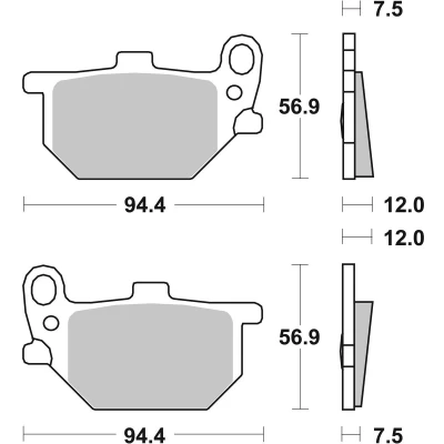Abbildung von TRW Organic Allround MCB503 Bremsbelagsatz