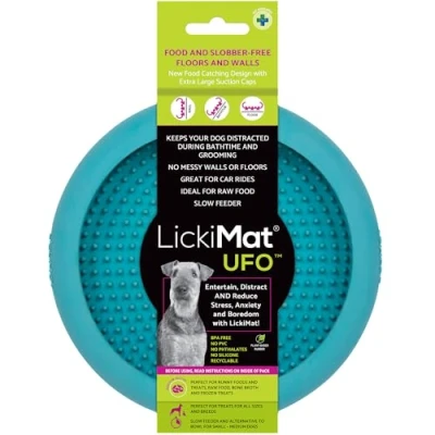 Abbildung von LickiMat Futterbehälter UFO turquoise