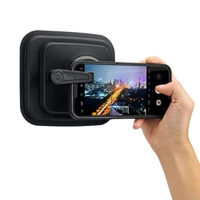 Abbildung von PROfezzion Kamera Gegenlichtblende Anti Reflexion Telefon Universal &amp; Filter Clip kit für iPhone 15 Plus Pro Max 14 13 12 11 X XR XS Fotografie Silizium Schwarz