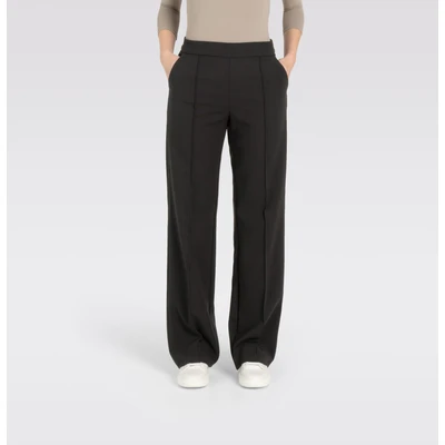 Abbildung von MAC Jeans Chiara Stoffhose, Damen, Größe: 36x30, Schwarz