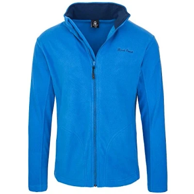 Abbildung von Rock Creek Herren Fleecejacke Sweatjacke Herrenjacke Übergangsjacke H 139 [Blue XL]
