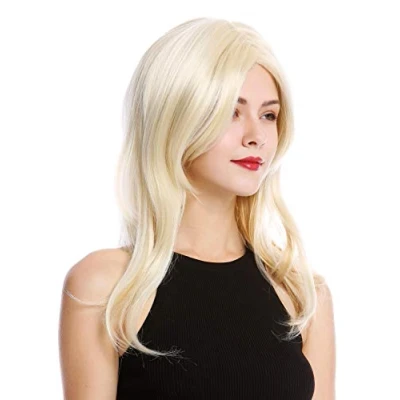 Abbildung von WIG ME UP GFW2078 LG26+613 Perücke Damenperücke schulterlang glatt Mittelscheitel Blond Hellblond Mix