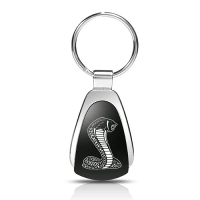 Abbildung von Schlüsselanhänger Ford Mustang Shelby mit Cobra, schwarz