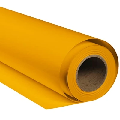 Abbildung von BRESSER SBP14 Papierhintergrundrolle 2,00 x 11m Butterblumengelb