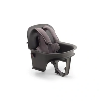 Abbildung von Bugaboo Giraffe Baby Set für den Hochstuhl, Babys von 6 bis 36 Monate, mit Sitz und 5 Punkt Sicherheitsgurt, einer Hand verstellbar, aus biobasiertem Plastik, Grau