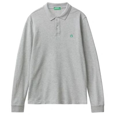 Abbildung von United Colors of Benetton Poloshirt, Herren, Größe: Medium, Grey